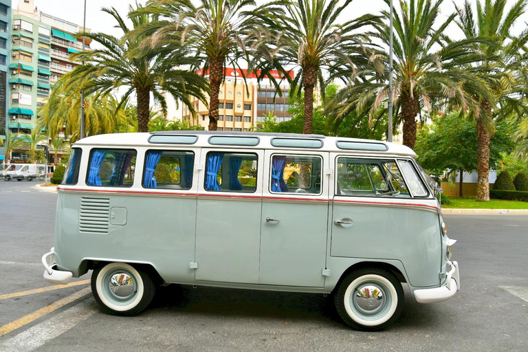 Vintage Tour durch Alicante in echten Kombi T1 Vans