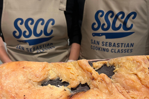 San Sebastián: giro al mercato, lezione di cucina e pasto