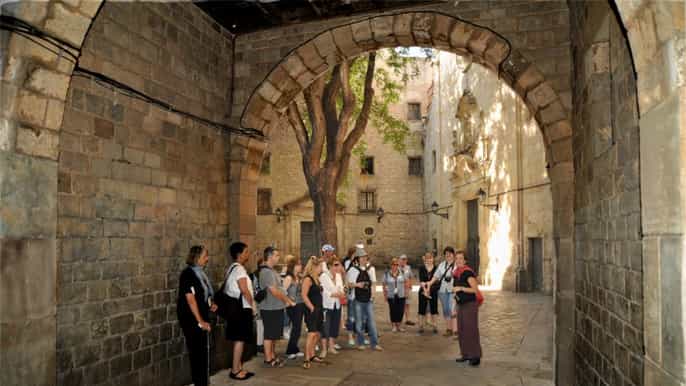 barcelone visite à pied du quartier gothique