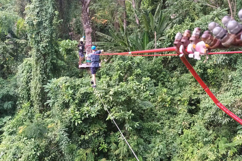 Phuket: Jungle Xtrem Avonturen en Zipline ParkAvontuur voor gevorderden met 45 platforms