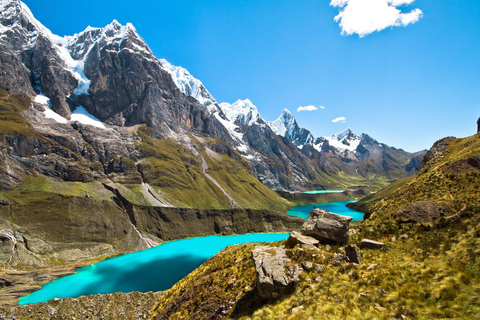From Huaraz: 5-Day Huayhuash Trek with Camping and Meals