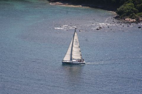 Antigua halvdags privat seilbåtcharter