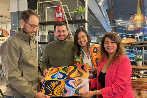 Bogotá: Painting Workshop with Welcome Drink