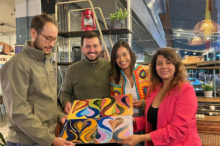 Bogotá: Painting Workshop with Welcome Drink
