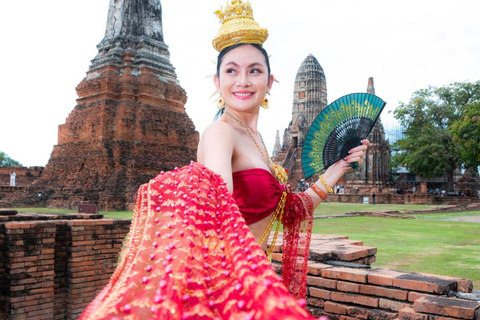 Ayutthaya: Tuk-Tuk Tour Options Boat Trip or Thai Costume Half Day Tuk-Tuk Heritage Tour
