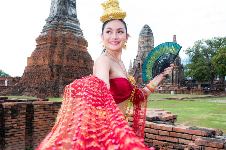 Ayutthaya: Tuk-Tuk Tour Options Boat Trip or Thai Costume Half Day Tuk-Tuk Heritage Tour