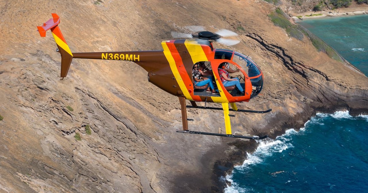 Oahu Magnum PI Doors Off Helicopter Tour GetYourGuide