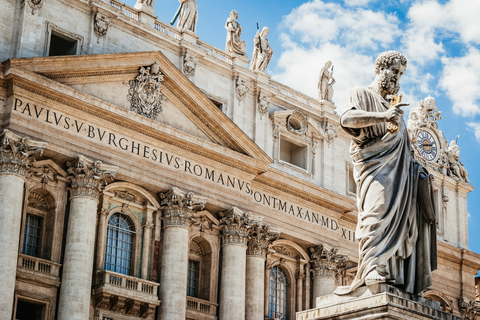 Roma: Basílica de São Pedro, subida à cúpula e excursão às criptas