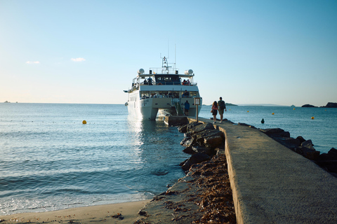 Ibiza: Formentera Boat Trip with Food, Drinks, & Bike Tour All- Inclusive Boat&Bike Tour in Formentera I Origin Edition