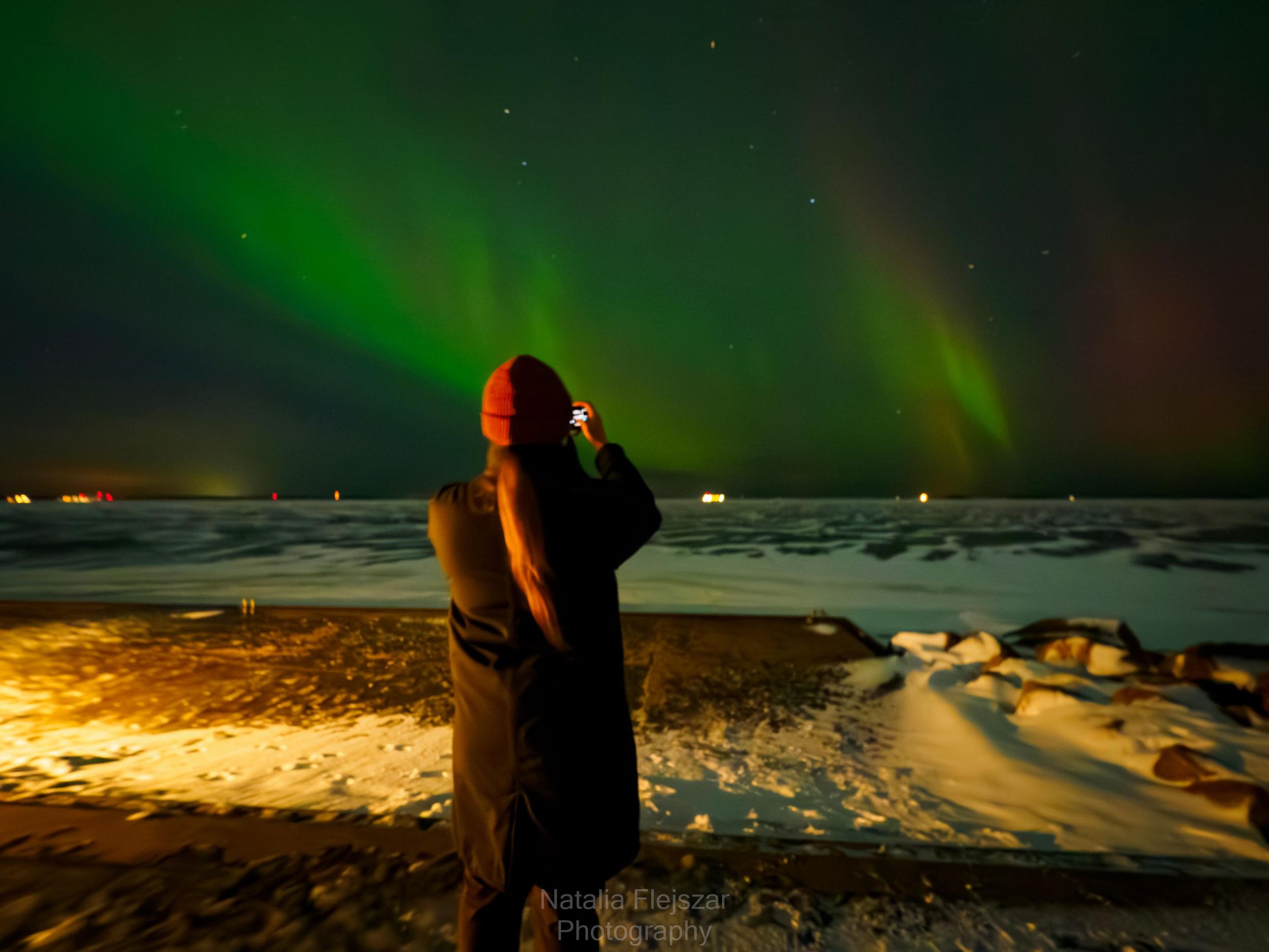 Oulu: 10 km Abendspaziergang mit Nordlichtjagd