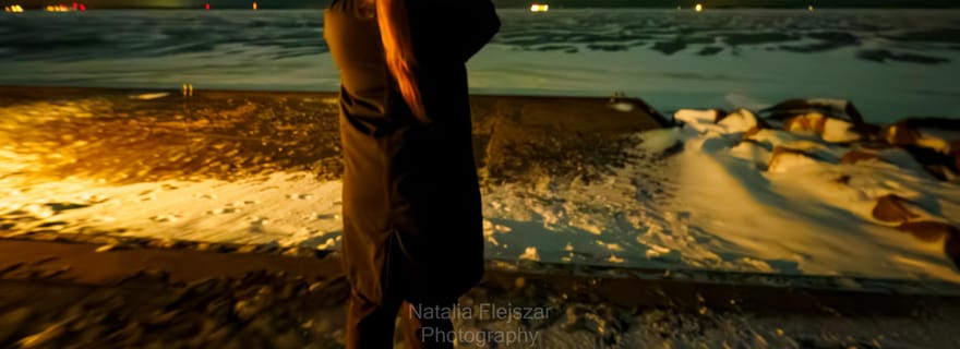 Oulu : visite guidée nocturne à pied avec chasse aux aurores boréales