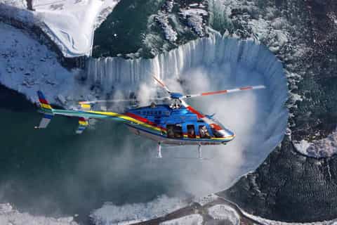 Niagara Falls, Canada: Heli, Boat Ride & Skylon Lunch Tour