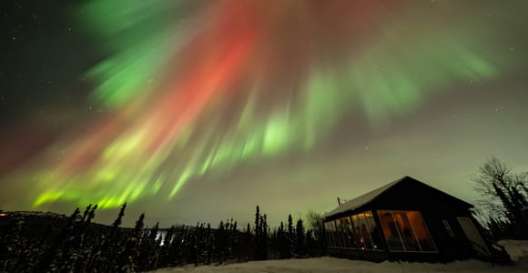 Fairbanks: Aurora Glass House Experience at Cleary Summit