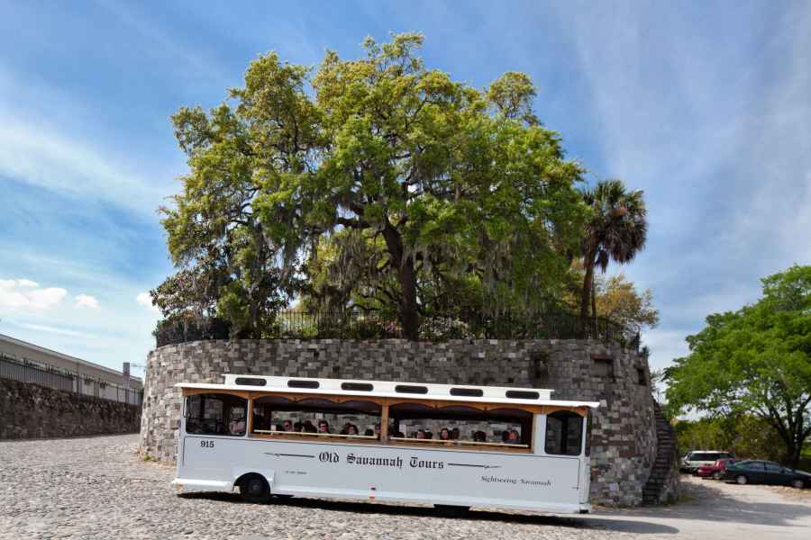 Savannah: Historische Hop-On/Hop-Off-Trolley-Bustour. Foto: GetYourGuide