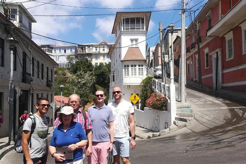 Porto de Valparaiso e Viña del Mar, degustação de vinhos em Casablanca