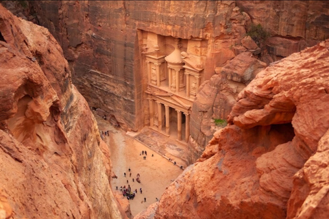 De Amã: Viagem de 1 dia ao Mar Morto e Petra com transferes