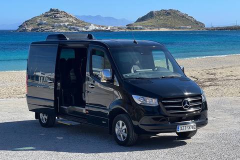 Explorez Mykonos avec style grâce à un mini-van de luxe2 à 4 passagers