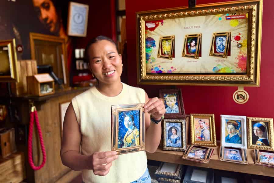 Amsterdam: Van Gogh oder Rembrandt KI-Porträtfoto-Souvenir. Foto: GetYourGuide