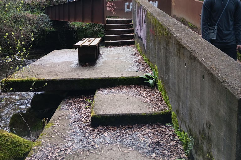 Roads from Tui to Santiago Compostela