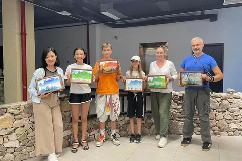 Zhangjiajie: Sandstone Painting Creation Workshop