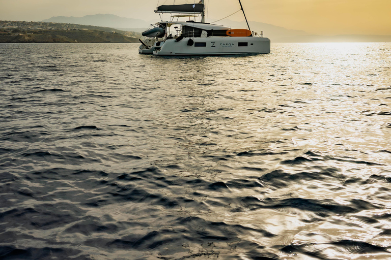 Premium Sunset Cruise Rethymno Golden Hour, Open Bar & Tapas