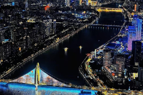 Guangzhou: Canton Tower 460-Meter Sky Wheel - Peak of World 433 Meter Indoor Observatory Deck, No Sky Wheel