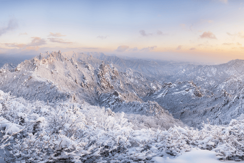 From Seoul: Winter Wonder Tour, Mt. Seorak & Eobi Ice Valley Meeting point: Hongik Univ.Station Exit No.8