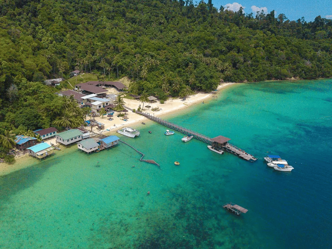 Sabah: Schnorchel-Tagestour zur Dreamer Island