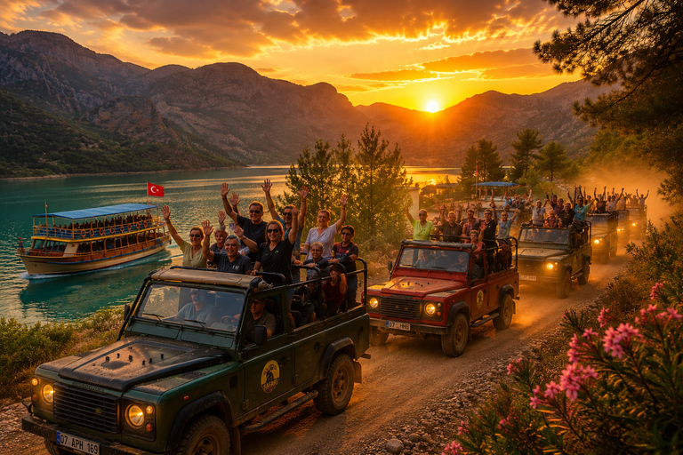 Side: Evening Jeep Safari, Green Canyon Cruise & Dinner