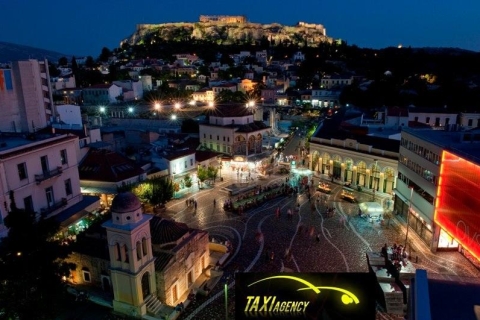 Traslado del aeropuerto de Atenas a hoteles de la ciudadTraslado de noche: hoteles - aeropuerto de Atenas
