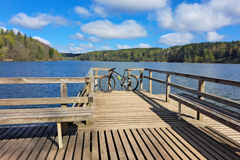 Vilnius: Verkiai Park & Green Lakes Self-guided Bike Tour