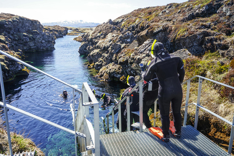 Schnorcheln in der Silfra-Spalte - KleingruppentourAb Reykjavik: Schnorcheln in Silfra-Spalte