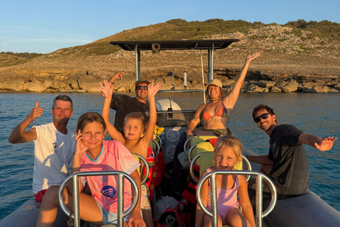 Can Picafort: Speedboat Adventure: Caves & Snorkeling