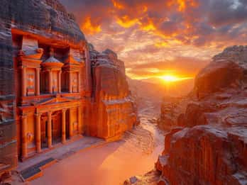 Desde Ammán: Excursión de 3 días a Petra, Wadi Rum y Mar Muerto