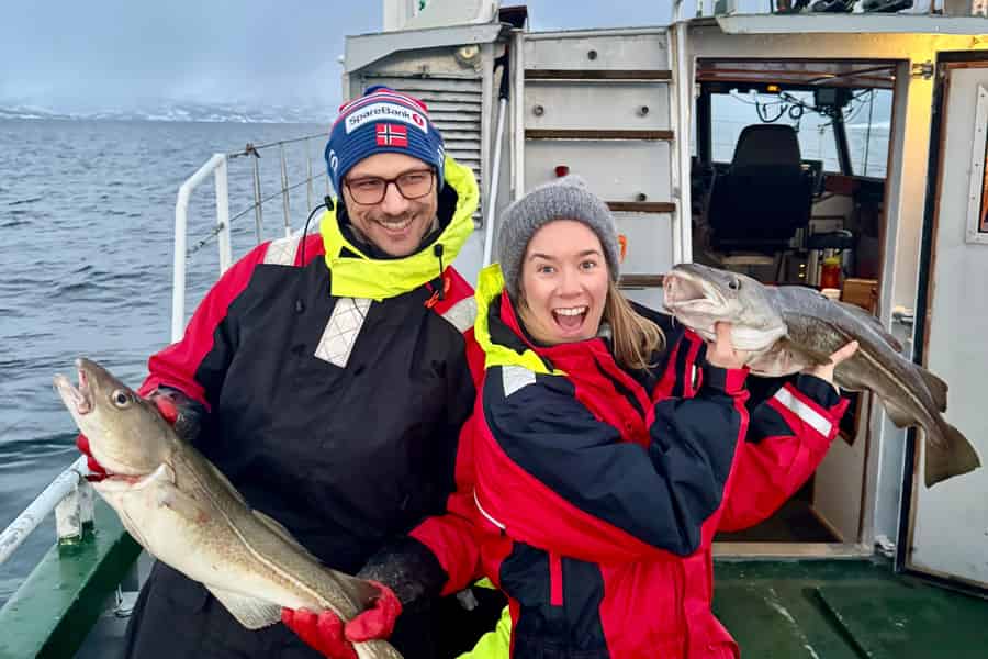 Tromsø: Angel-Safari auf dem Meer. Foto: GetYourGuide
