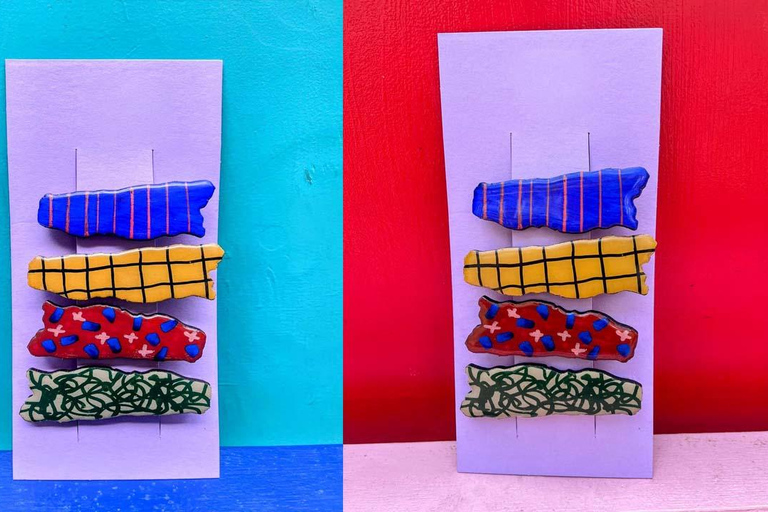 Cass Art Liverpool: Paint Your Own Hair Clips Workshop Paint Your Own Hair Clips Workshop