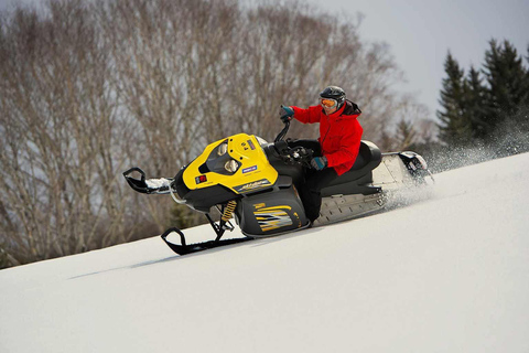 Hokkaido Winter: Toya Lake & Kimobetsu Snowmobile Day Trip