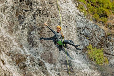 Seven Waterfalls Abseiling and Canyoning Guided Experience