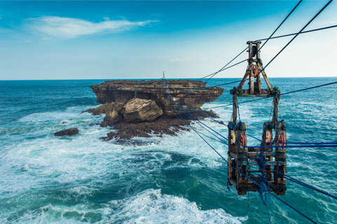 Yogyakarta: Timang Beach Private Trip with Cable Car Ride Transport Service & Jeep Shuttle Only, Exclude Cable Car Fee