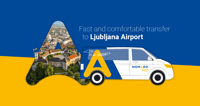 Lubiana, trasferimento dall'aeroporto da/per la stazione di Lubiana - Hizvo