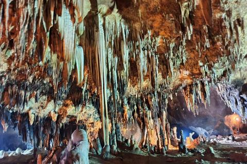 Ratchaburi: Private Floating &amp; Train Market + CAVE + Puppet