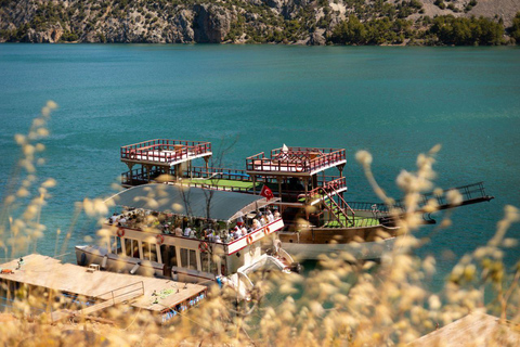 From Alanya: Green Canyon Boat Tour with Lunch & Soft Drinks