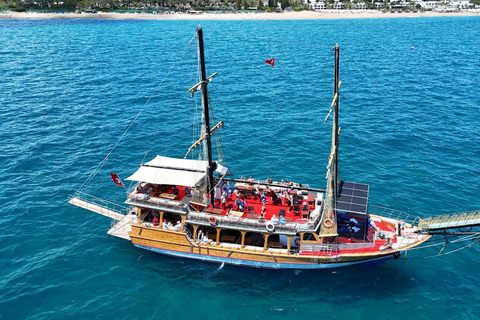 Manavgat River Boat Tour with Bazaar Visit & Waterfall