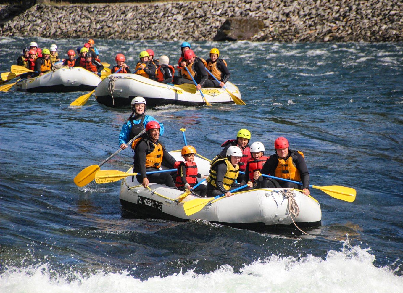 Voss: Familierafting på Vosso-floden