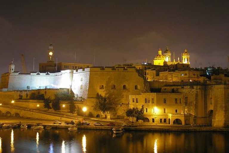 Malta: rejs nocą w Porcie Marsamxett i Wielkim Porcie
