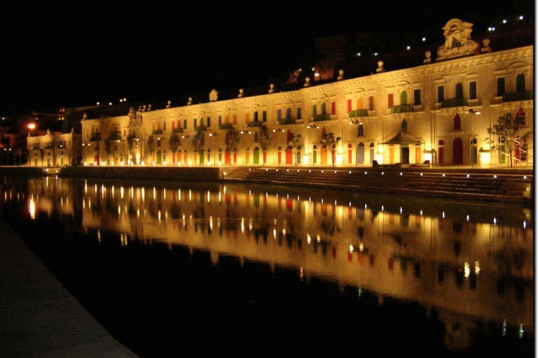 Malta: rejs nocą w Porcie Marsamxett i Wielkim Porcie