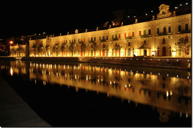 Malta: rejs nocą w Porcie Marsamxett i Wielkim Porcie