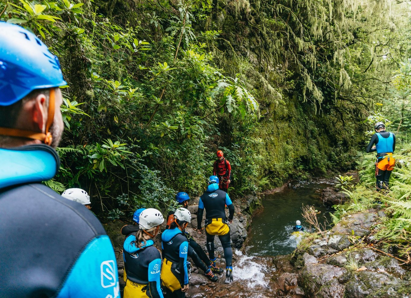 Funchal: Halvdags begyndervenlig canyoning-oplevelse