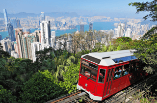 Orientierung auf Hong Kong Island