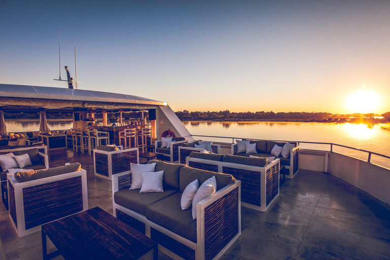 Victoria Falls: Zambezi River Sunset Cruise Signature Deck